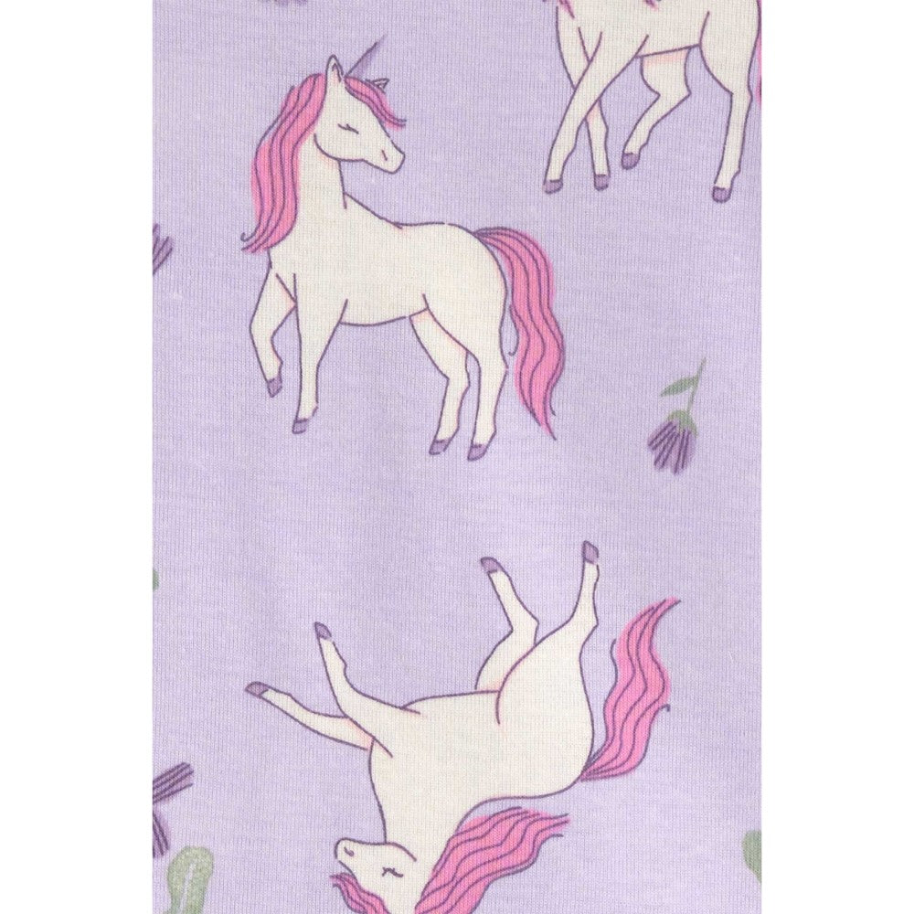 Carters Carter's Yazlık Kız Çocuk Pijama Takımı 4'lü Set Mor - Pijamalar - Görsel 3
