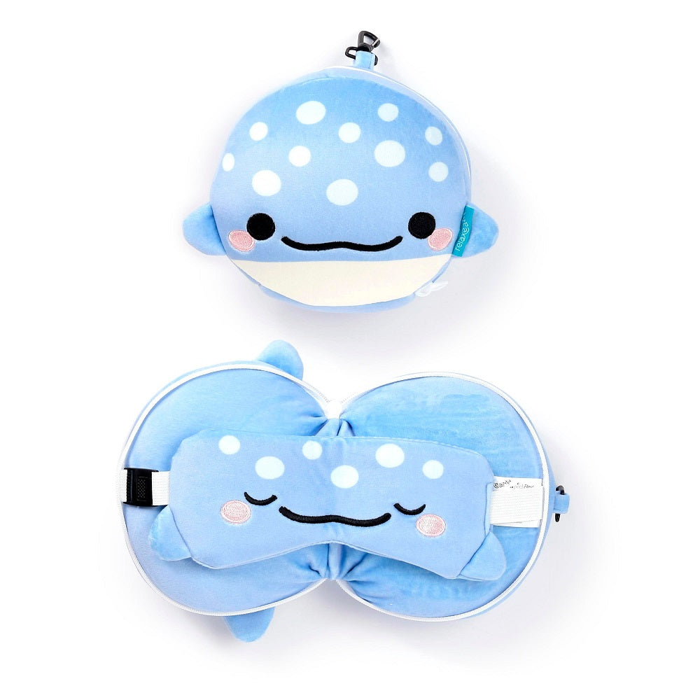 Relaxeazzz Seyahat Yastığı Ve Göz Maskesi Adoramals Aoi The Whale Shark Plush