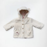 Andywawa Kız Bebek Mont - Floral Dreams Ekru
