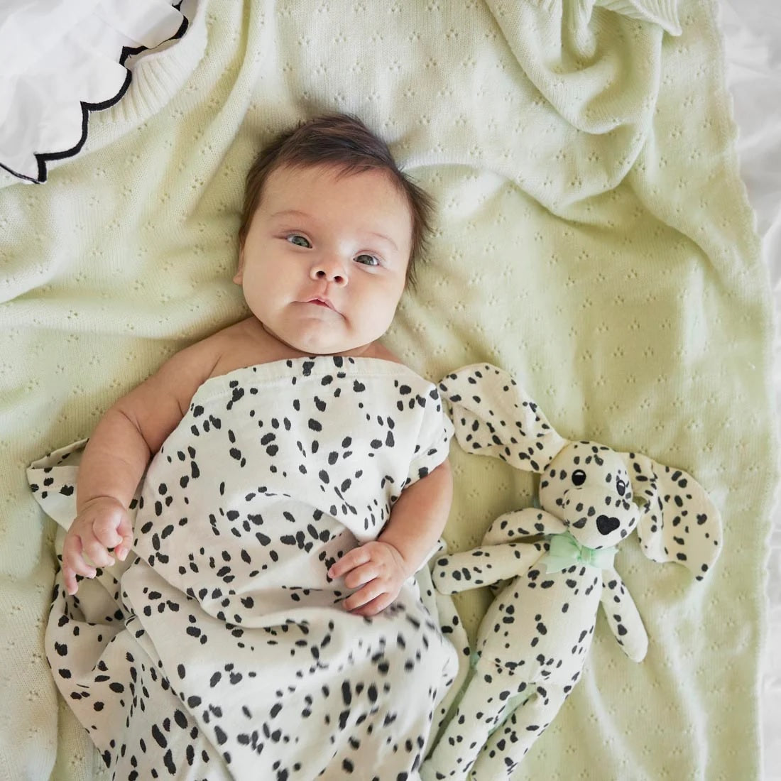 Elodie Details Battaniye Bambu Müslin Dalmatian Dots - Görsel 2