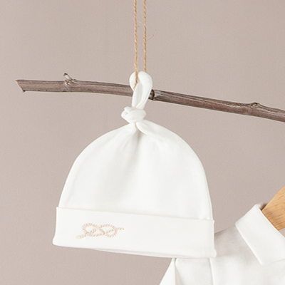 ChiMayys Baby Asil Marin Nakışlı Organik 5'li Hastane Çıkışı Beyaz