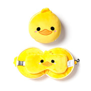 Relaxeazzz Seyahat Yastığı Ve Göz Maskesi Duck Plush