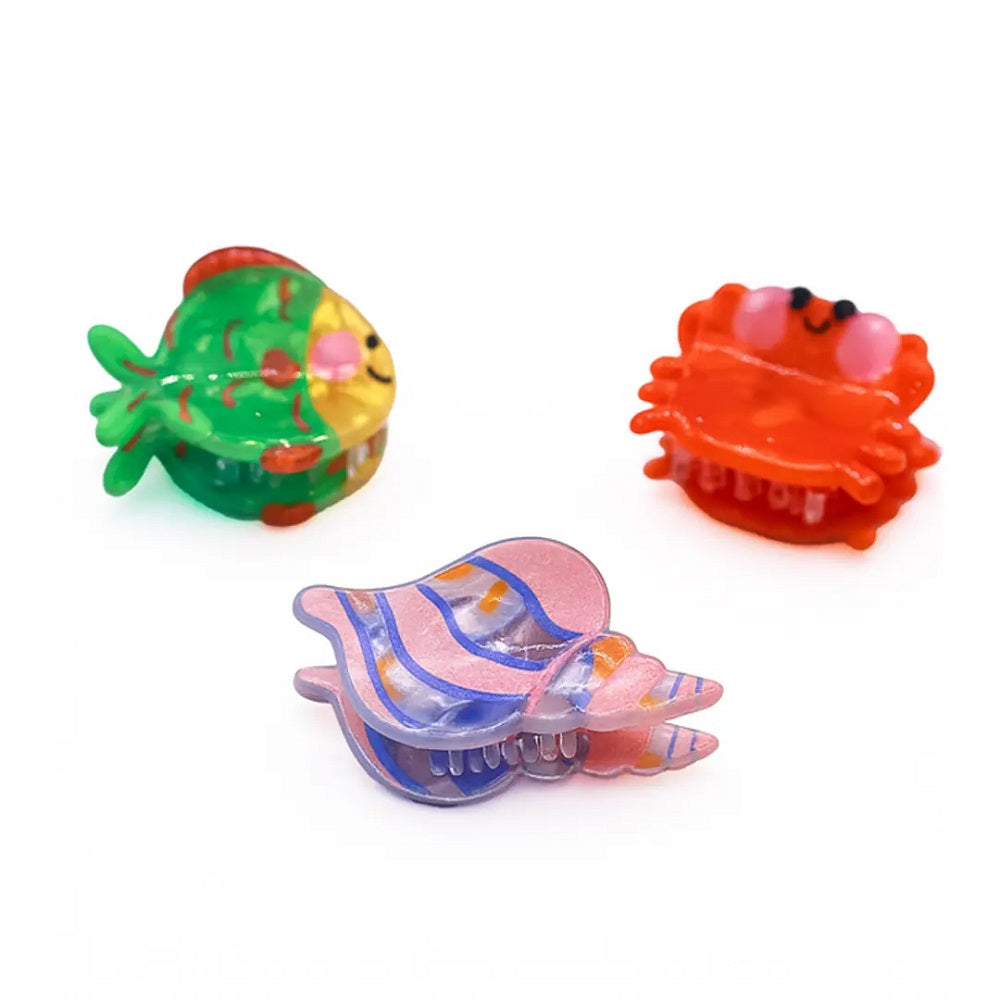 Mini & Kids Little Mermaids Hair Clips Small Yengeç