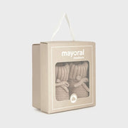 Mayoral Kışlık Bebek Örme Patik Bej