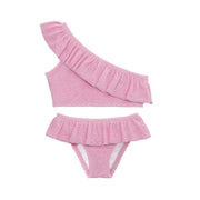 Sand Mother Kız Çocuk UPF 50+ Bikini Set - Pink Frosting Pembe