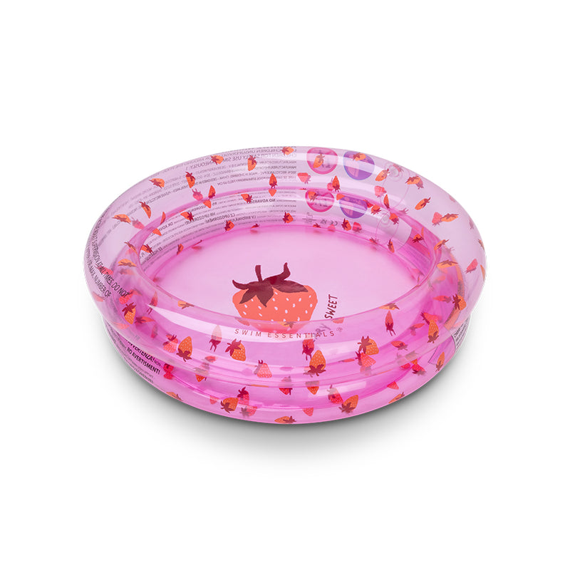 Swim Essentials Pink Strawberry Bebek Havuzu 60 cm