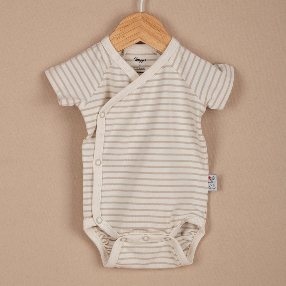ChiMayys Baby Pure Bamboo 2'li Zıbın Patikli Set Unisex Ekru