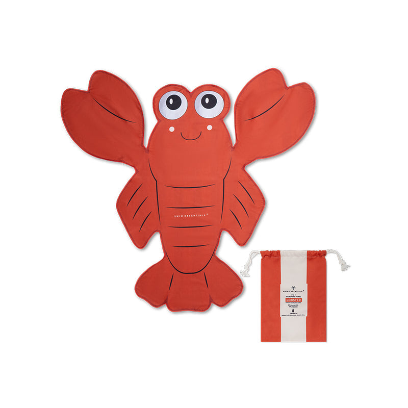Swim Essentials Lobster Shaped Plaj Havlusu Kırmızı