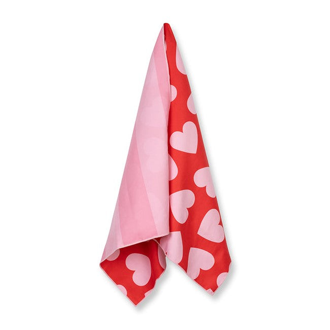 Swim Essentials Hearts Red Plaj Havlusu Kırmızı