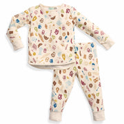 ErgoPouch Organik Pamuklu Uzun Pijama Takımı 1.0 Tog - Bon Appetit Krem