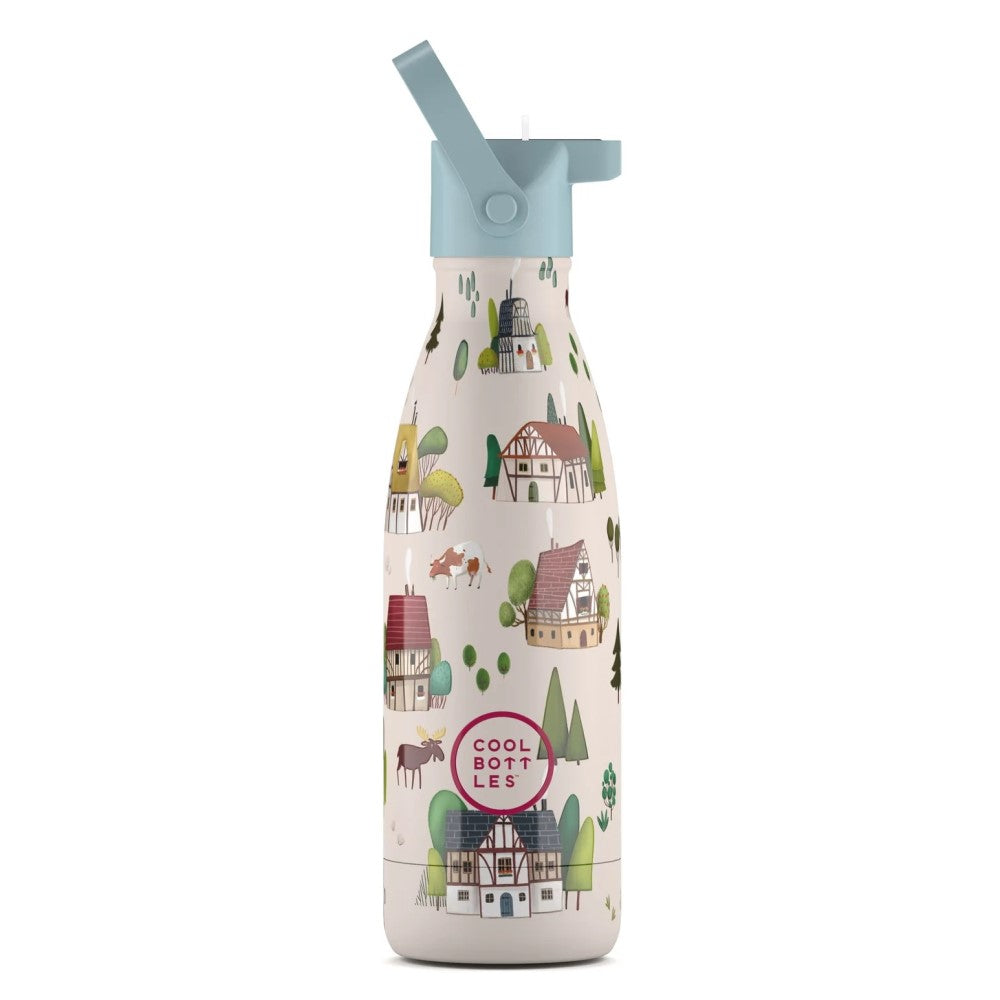 Cool Bottles Paslanmaz Çelik Suluk - The Kids Bottle Tudor Village 350 ml