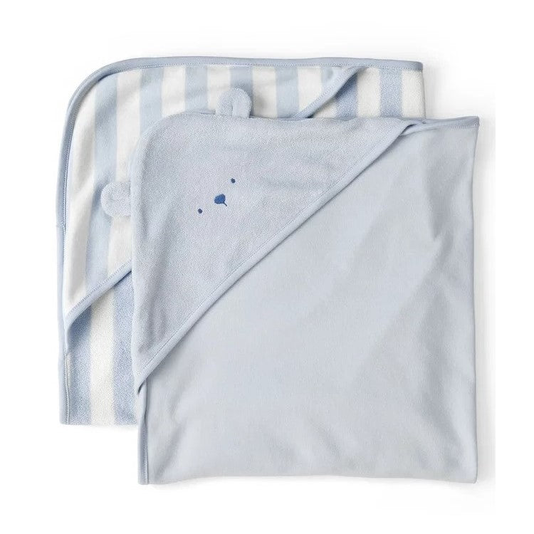 Carter's Erkek Bebek Banyo Havlu 2'li Set Mavi