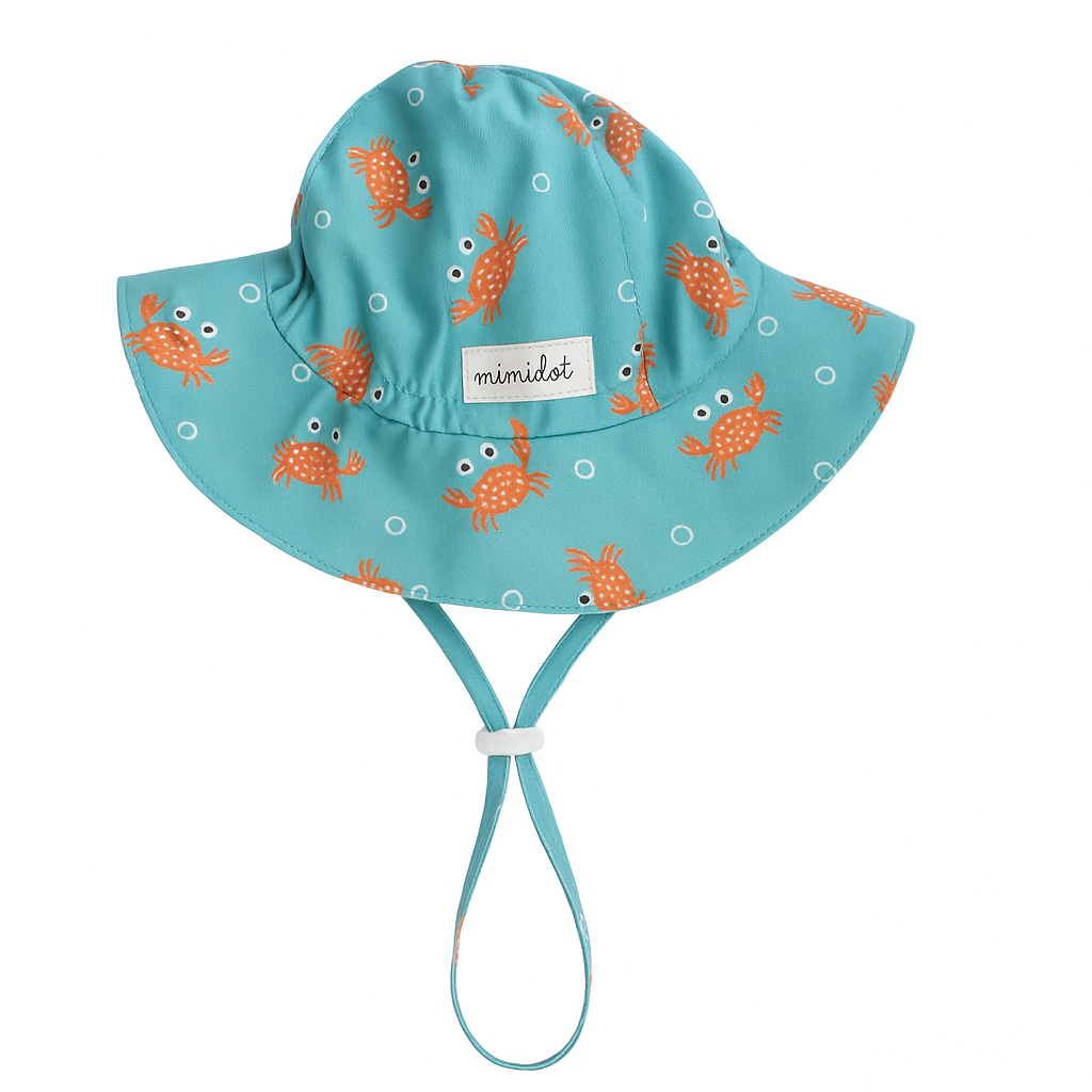 Miela Kids Erkek Çocuk UV Korumalı Şapka - Crazy Crab Mint