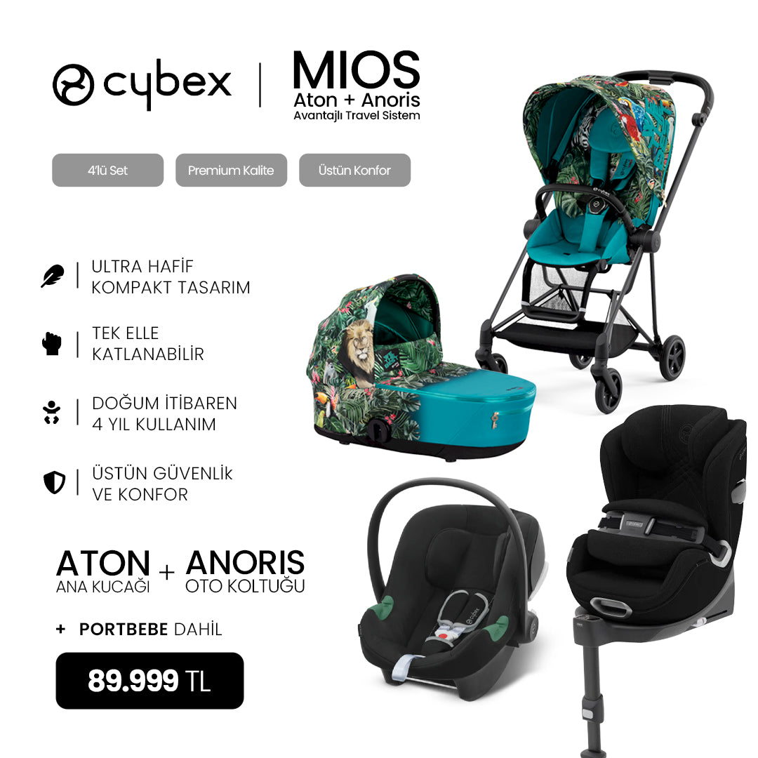 Cybex Mios Aton Anoris Avantajlı Travel Sistem