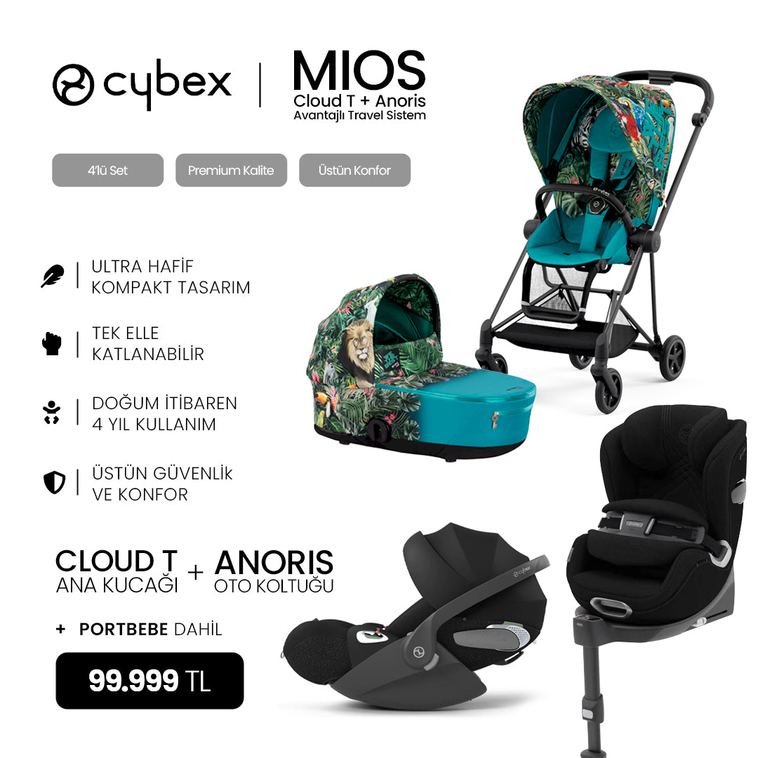 Cybex Mios Cloud Anoris Avantajlı Travel Sistem