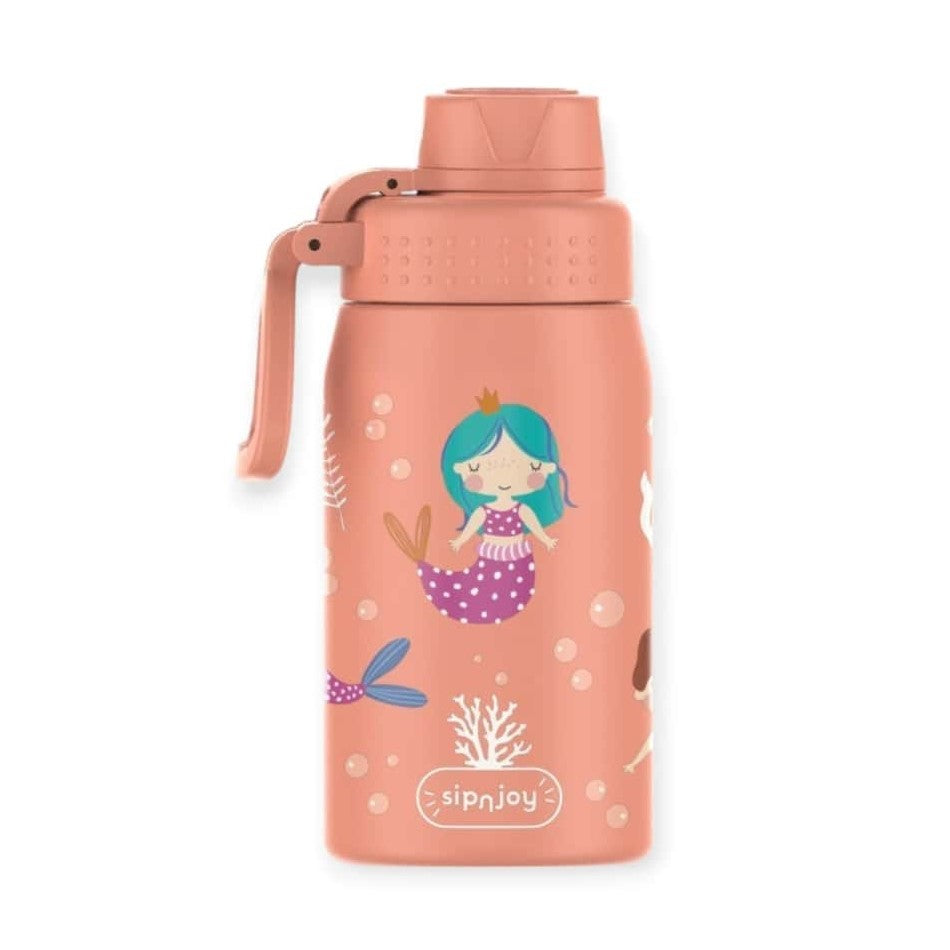SipnJoy WideWonder Çocuk Su Termosu 420 ml - Mermaid Dream