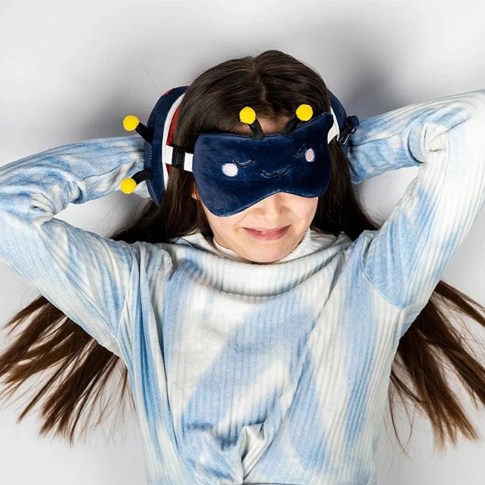 Relaxeazzz Seyahat Yastığı Ve Göz Maskesi Adorabugs Ladybird Plush