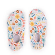 Miela Kids Kız Çocuk Kaydırmaz Havuz/Deniz Patik - Pretty Floral Ekru