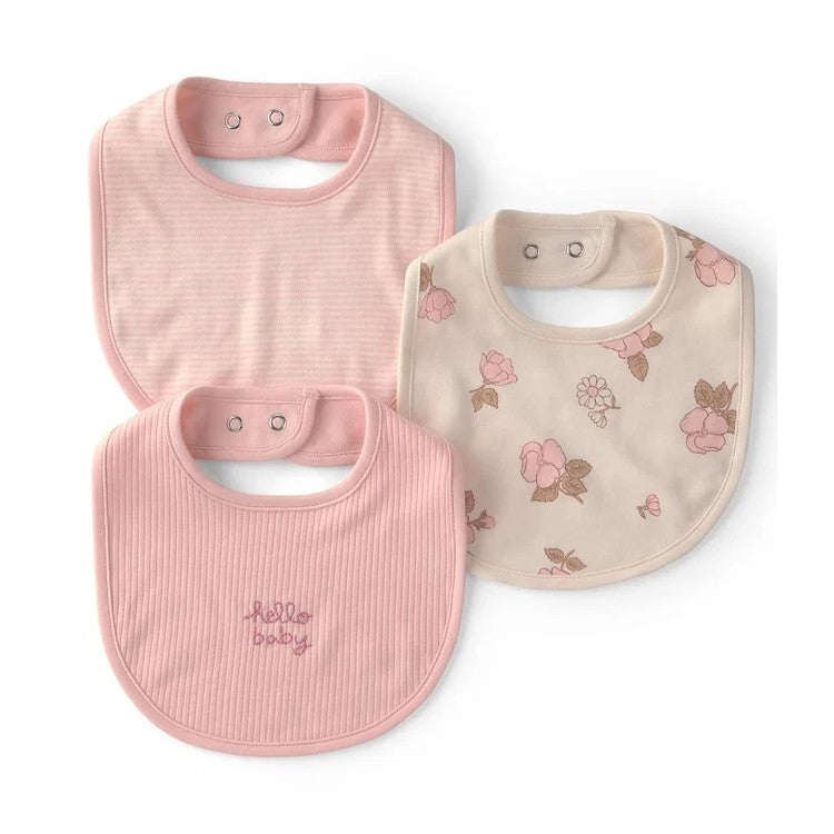Carter's Kız  Bebek Önlük 3'lü Set Pembe