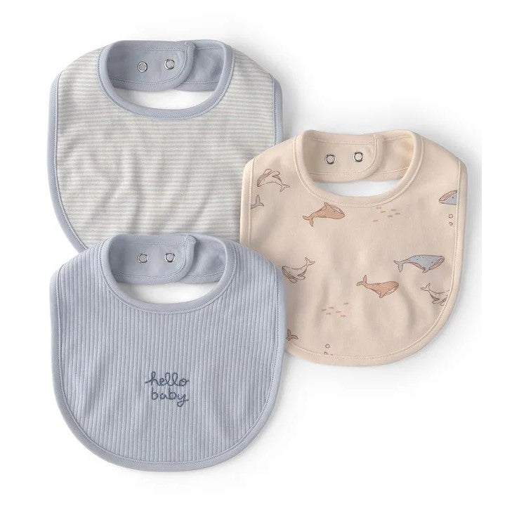 Carter's Erkek Bebek Önlük 3'lü Set Mavi
