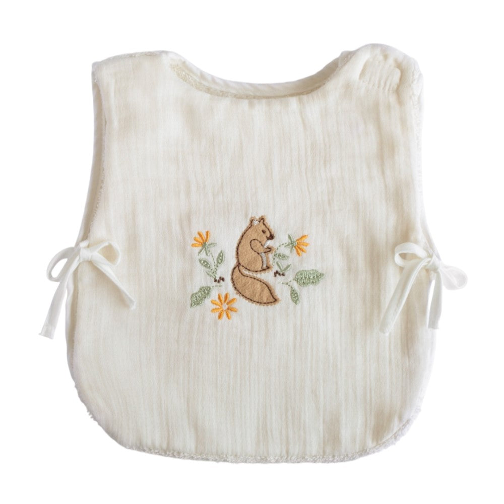 Lille Trove Müslin & Havlu Önlük Krem