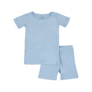 Bebesense Bambu Kısa Kollu Pijama Takımı Mavi