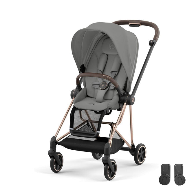 Cybex Mios Travel Sistem | Rosegold Mirage Grey & Cloud T Sephia Black
