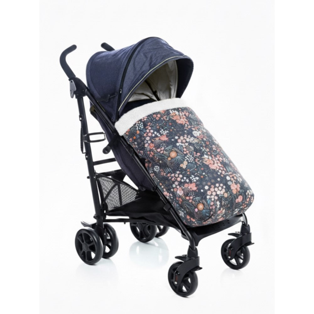 Mama Yoyo Welsoftlu Lastikli Puset Battaniyesi- Çiçek Desenli