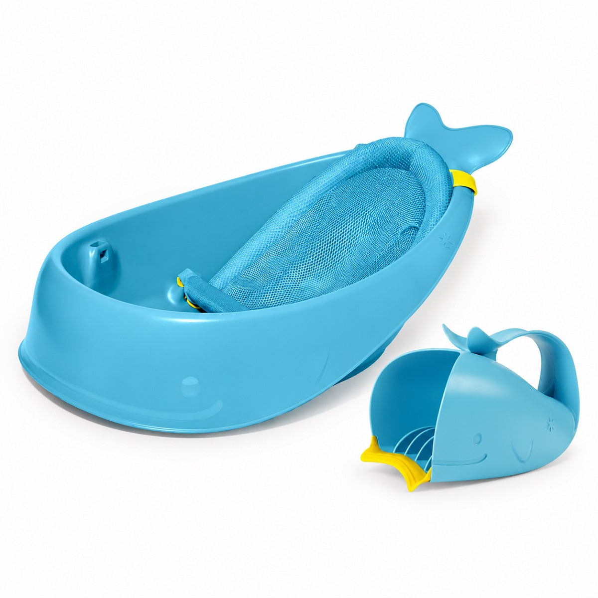 Skip Hop Moby 3´ü 1 Arada Akıllı Küvet & Durulama Kabı Set Mavi