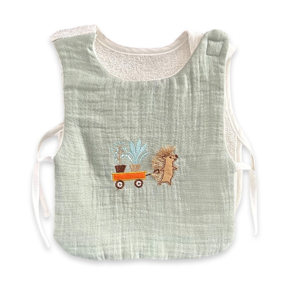 Lille Trove Müslin & Havlu Önlük Yeşil