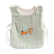 Lille Trove Müslin & Havlu Önlük Yeşil