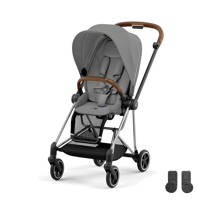 Cybex Mios Travel Sistem | Chrome Brown Mirage Grey & Aton B2 Bazalı Volcano Black
