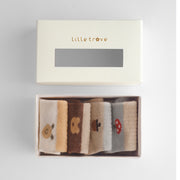 Lille Trove Yenidoğan Çok Renkli Çorap 4'lü Kutu Mint