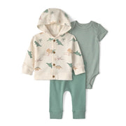 Carter's Erkek Bebek Hırkalı 3'lü Set Yeşil