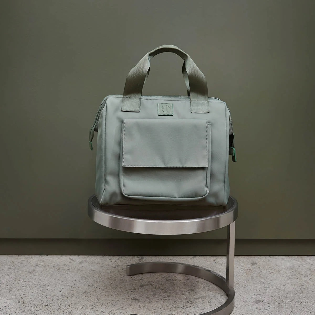 Elodie Details Bebek Bakım Çantası Wide Frame Hazy Jade - Görsel 2