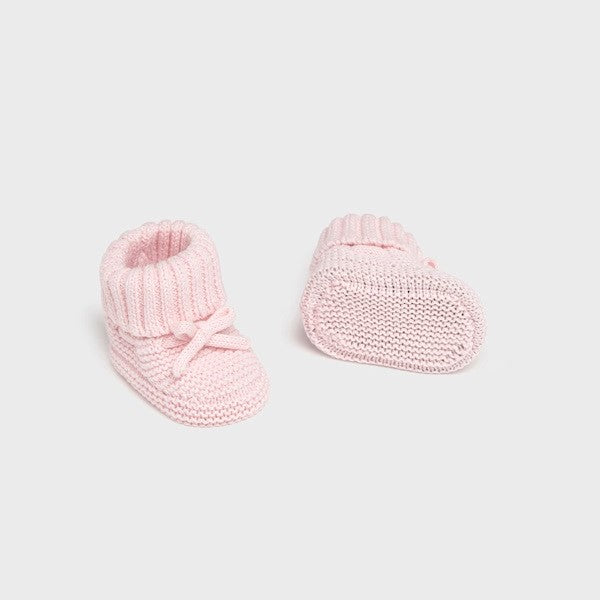 Mayoral Kışlık Bebek Örme Patik Pembe
