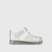 İgor Yazlık Çocuk Sandaleti Tobby Gloss Flor - Tr.Transparente Multi Glitter Açık Yeşil