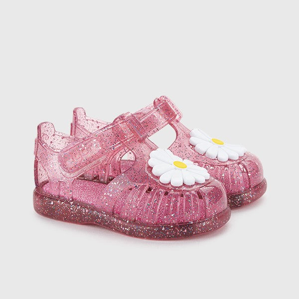 İgor Yazlık Çocuk Sandaleti Tobby Gloss Flor - Tr.Fucsia Multi Glitter Pembe