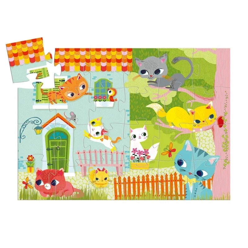 Djeco Dekoratif Puzzle 24 Parça - Pachat And His Friends