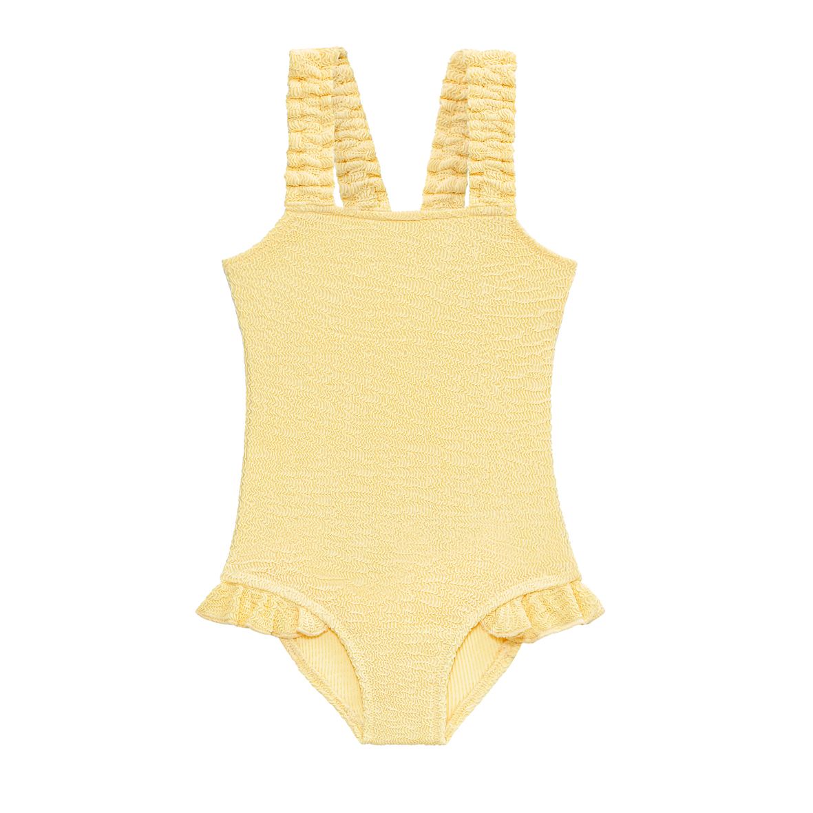 Sand Mother Kız Çocuk UPF 50+ Mayo - Butter Yellow Sarı