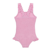 Sand Mother Kız Çocuk UPF 50+ Mayo - Pink Frosting Pembe