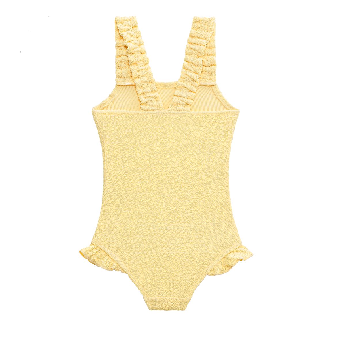 Sand Mother Kız Çocuk UPF 50+ Mayo - Butter Yellow Sarı