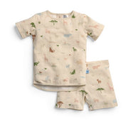 ErgoPouch Organik Pamuklu 2 Parça Kısa Pijama 0.2 Tog - Savannah Krem