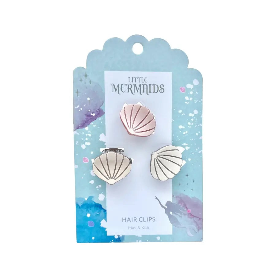 Mini & Kids Little Mermaids Hair Clips Small Nude