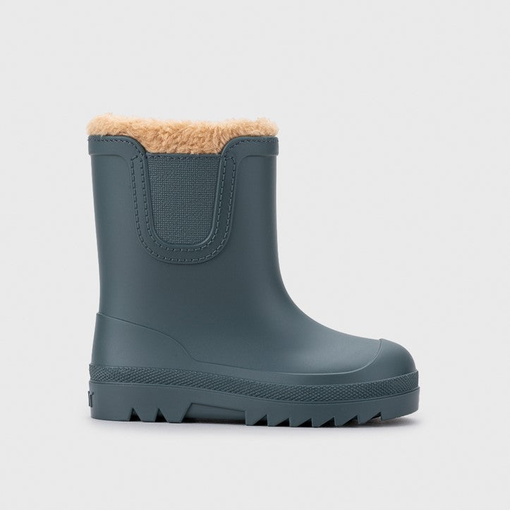 Igor Kürklü Çocuk Yağmur Botu Veerona Borrego - Grıs Petroleo Antrasit