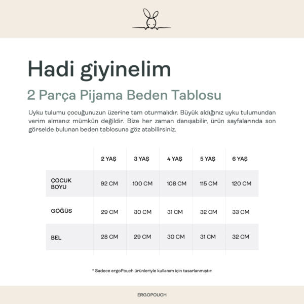 ErgoPouch Organik Pamuklu 2 Parça Kısa Pijama 0.2 Tog - Savannah Krem