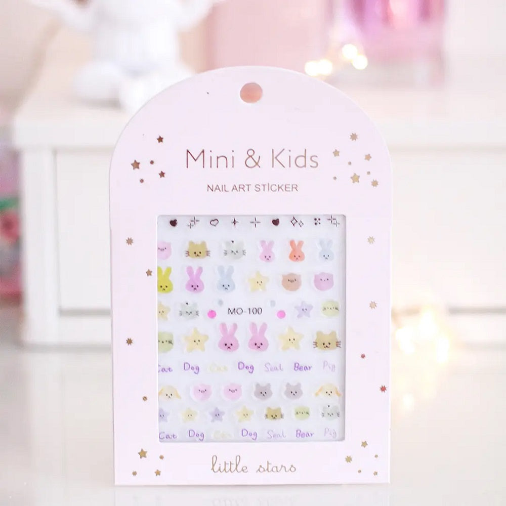Mini & Kids Nail Sticker Cat