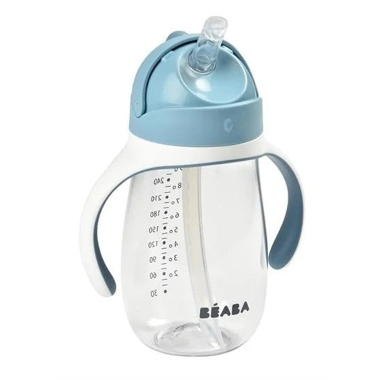 Beaba 300 Ml Şeffaf Pipetli Suluk Windy Blue