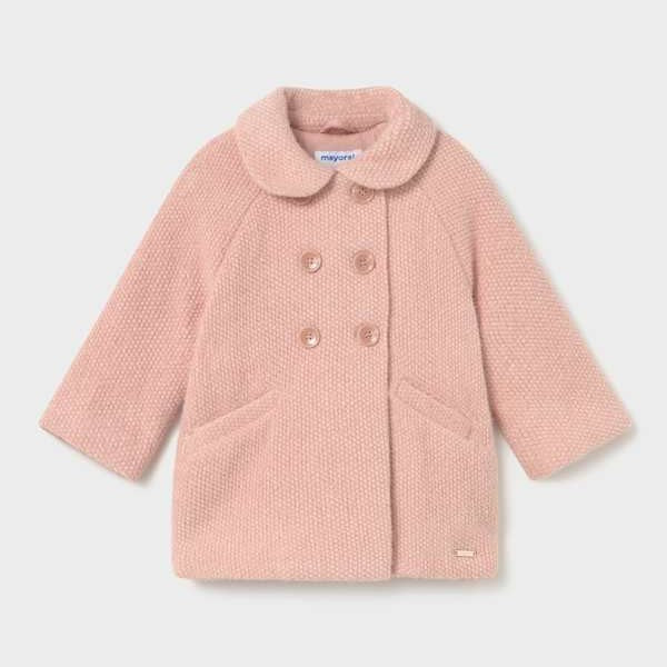 Mayoral Kışlık Kız Bebek Palto Pembe