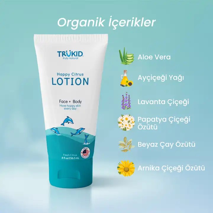Trukid Happy Face Güneş Sonrası Yüz & Vücut Bakım Losyonu 236.5 ml